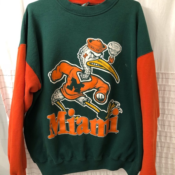 miami hurricanes sweater